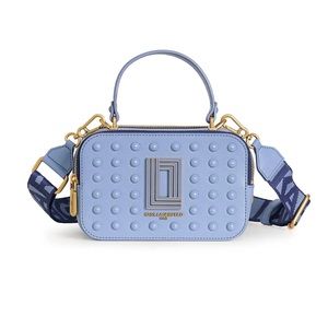 Karl Lagerfeld Paris Simone Camera Bag in Blue Fog